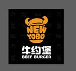 牛约堡汉堡logo