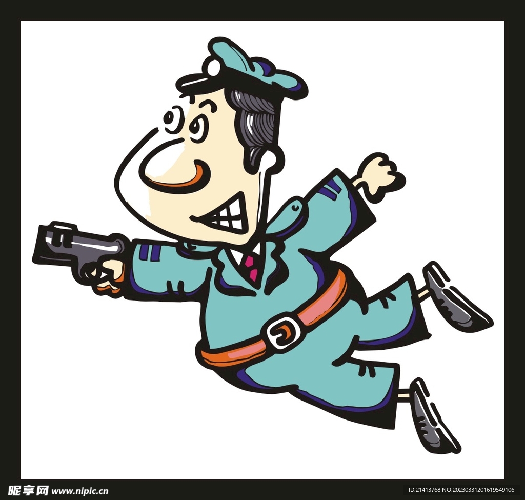手绘男人男孩