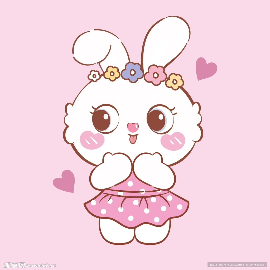 可爱的粉红兔 向量例证. 插画 包括有 看板卡, 绿色, 有之心, 动画片, 逗人喜爱, 粉红色, 紫色 - 170359183