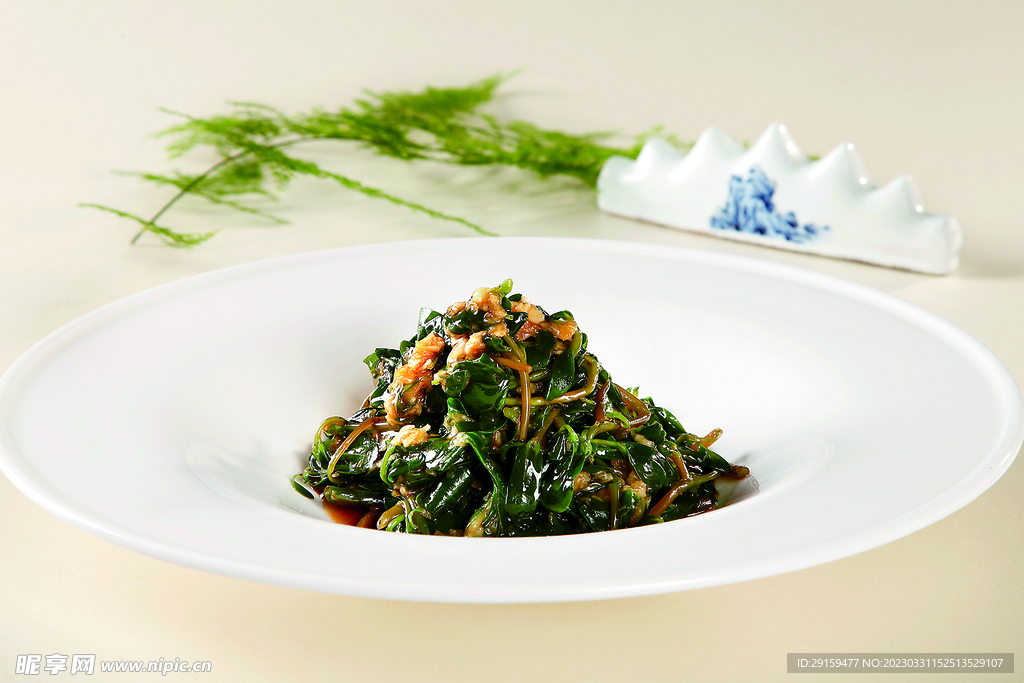 蒜拌马齿菜