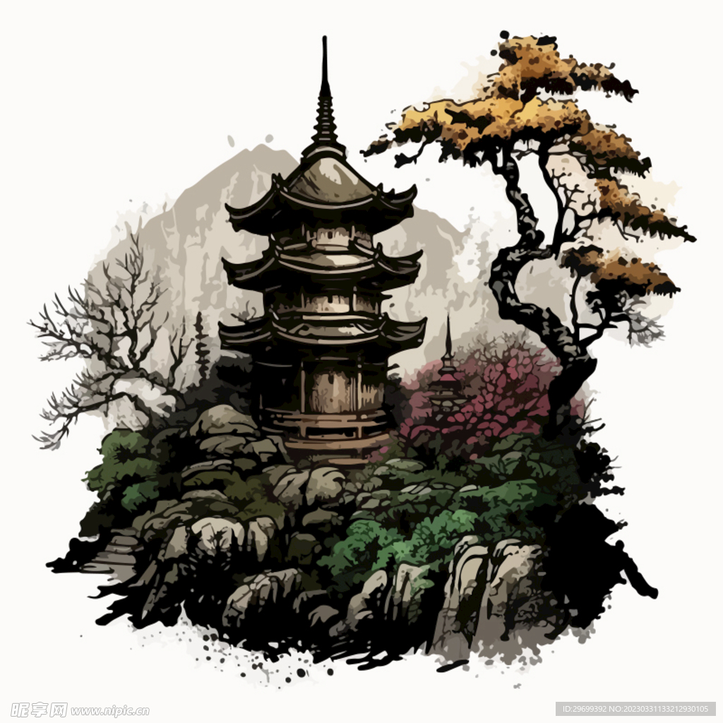 水彩画