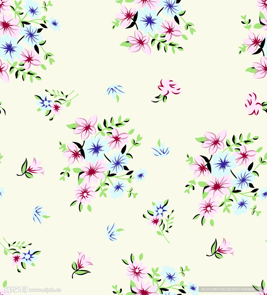 手绘花