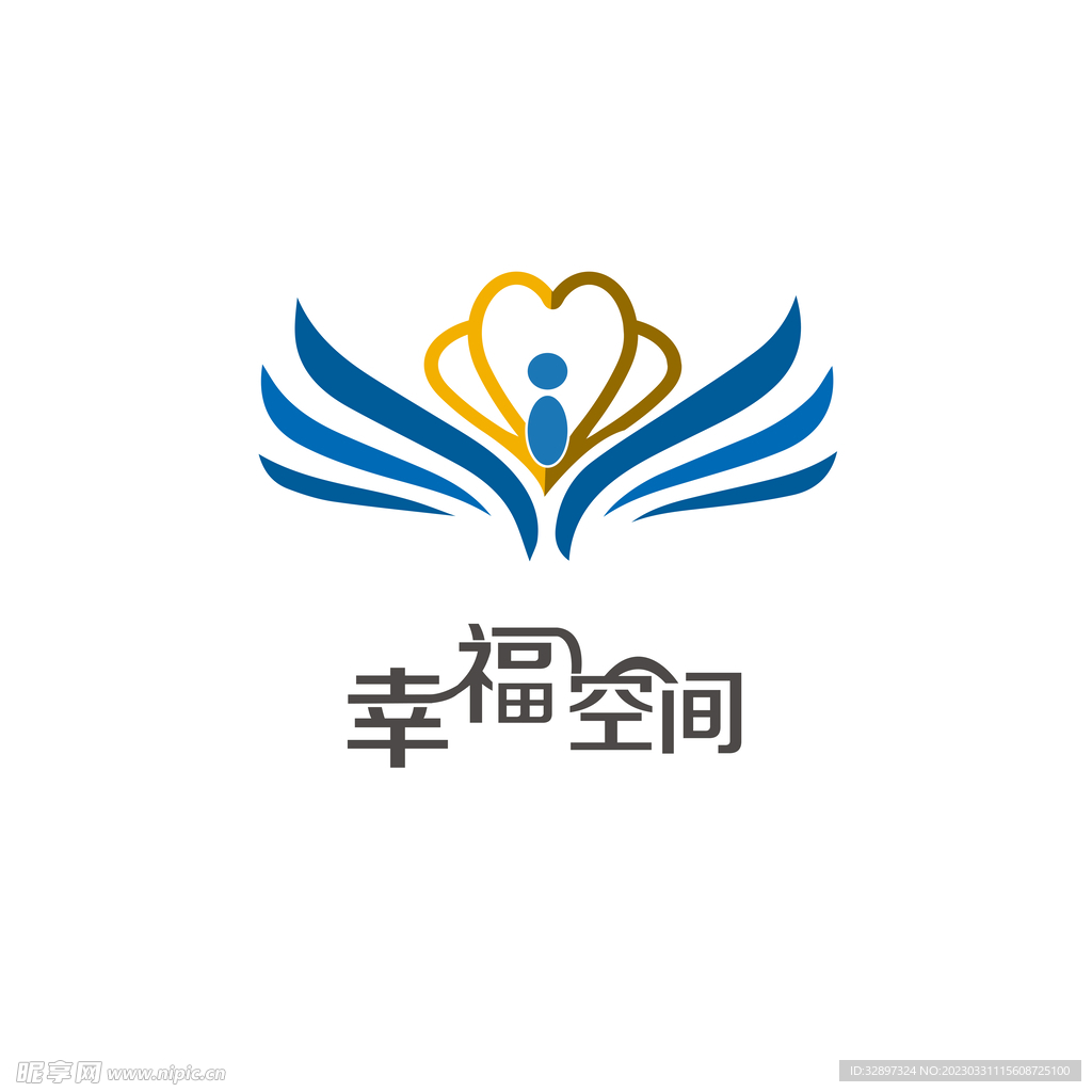 logo设计 幸福 空间 爱心