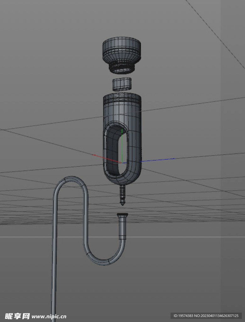 C4D模型呼吸机