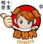 振独鸭logo