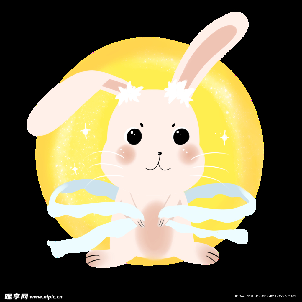 手绘兔子