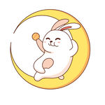 手绘兔子