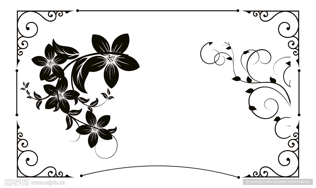 花纹框