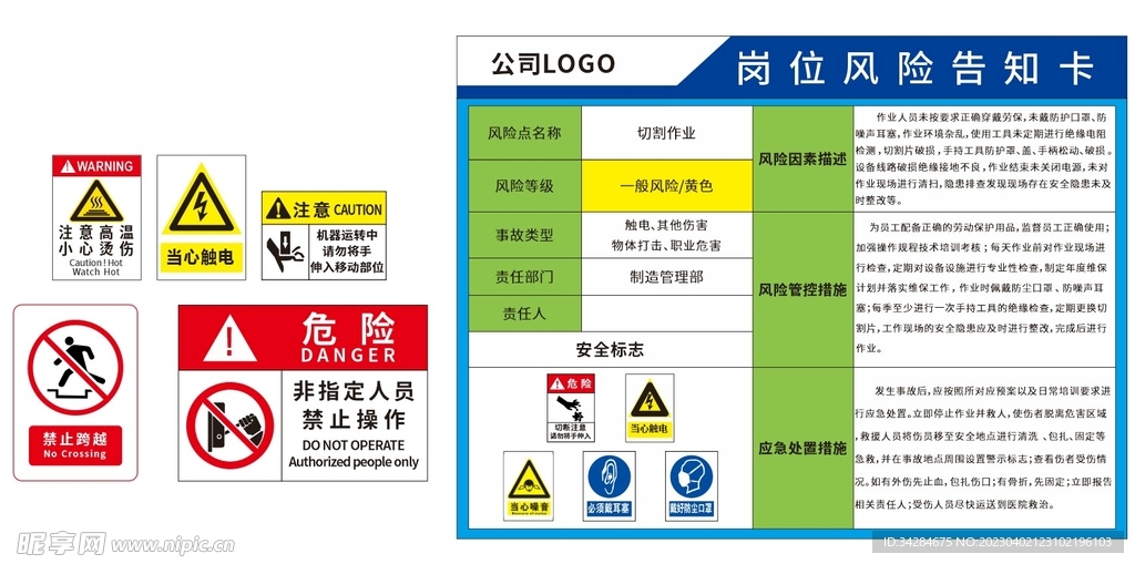 岗位风险告知卡