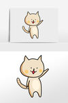 手绘猫