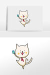 手绘猫