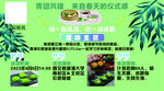 清明青团团建海报