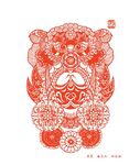 京剧脸谱剪纸
