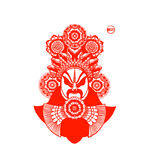 京剧脸谱剪纸图片