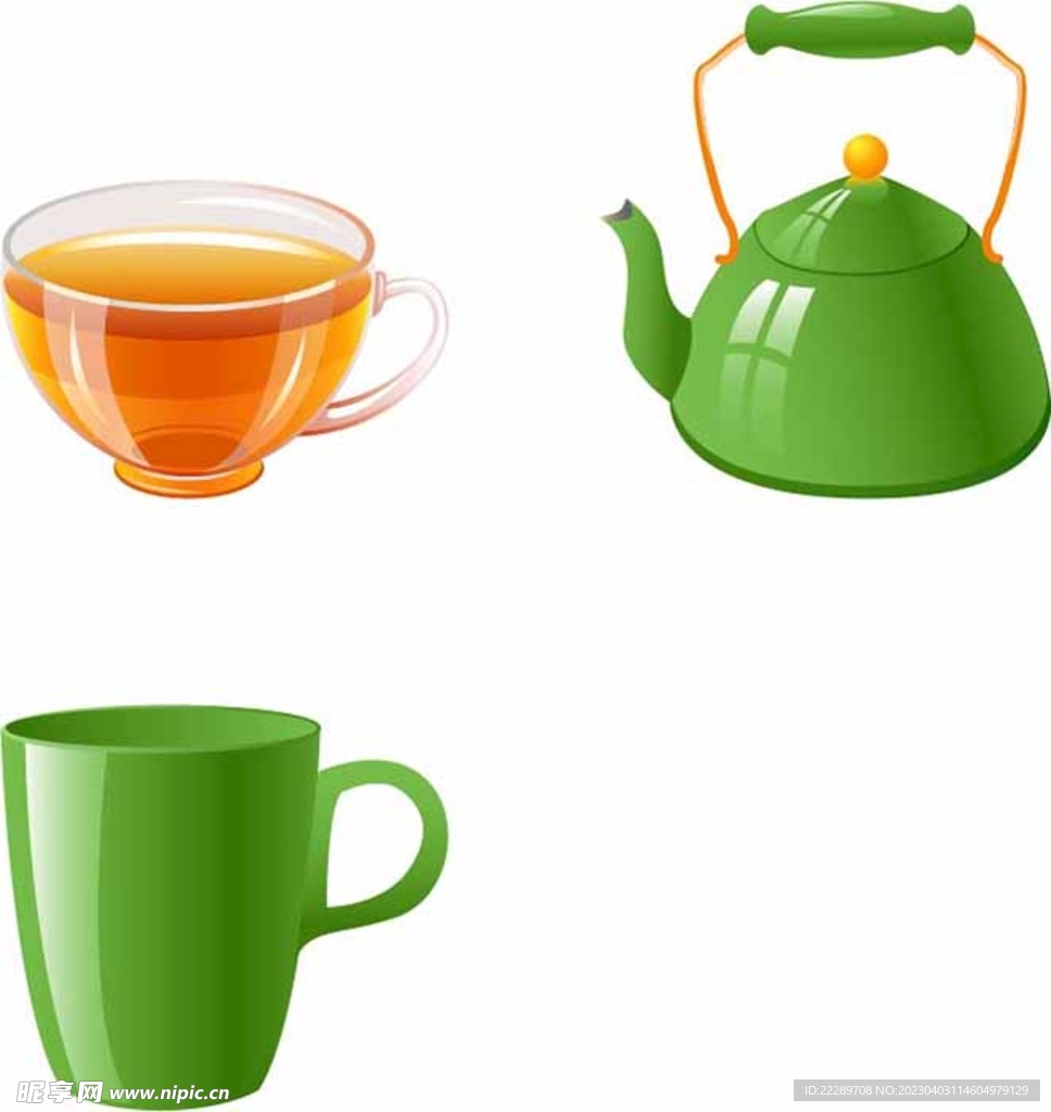 卡通茶壶