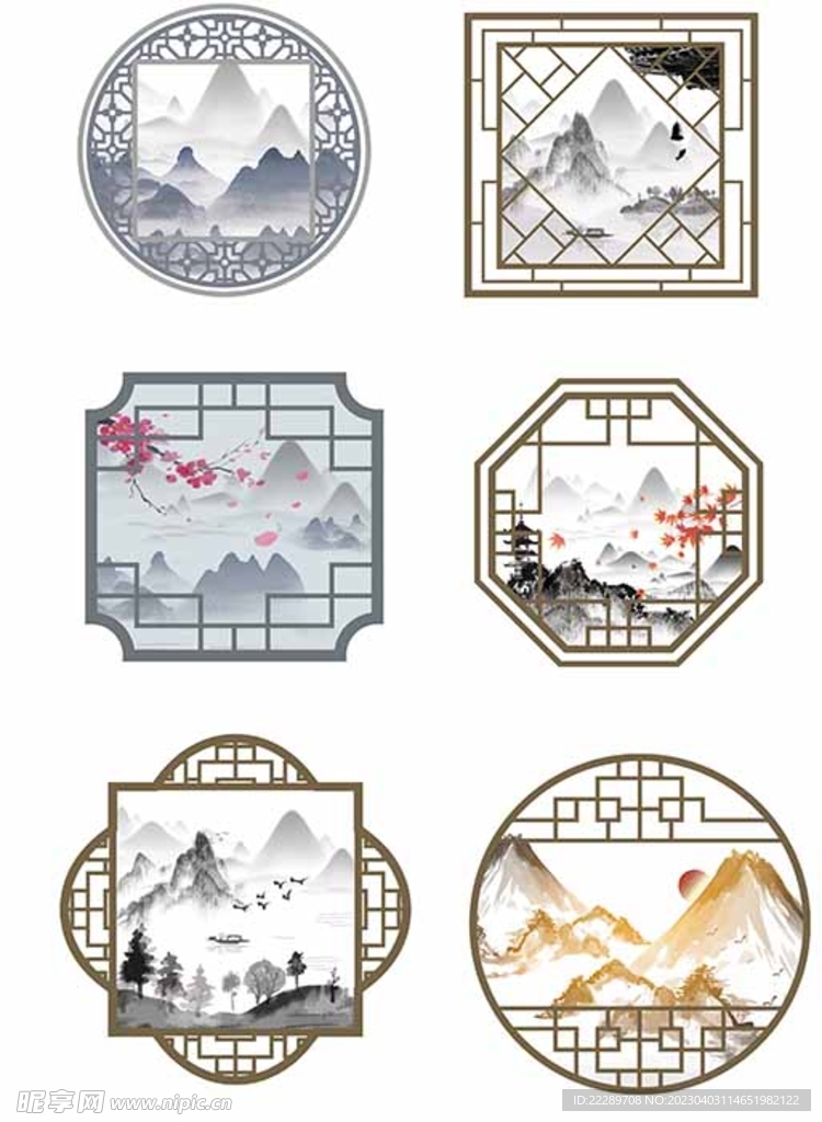 卡通窗户