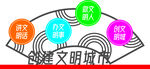 创建文明城市雕塑