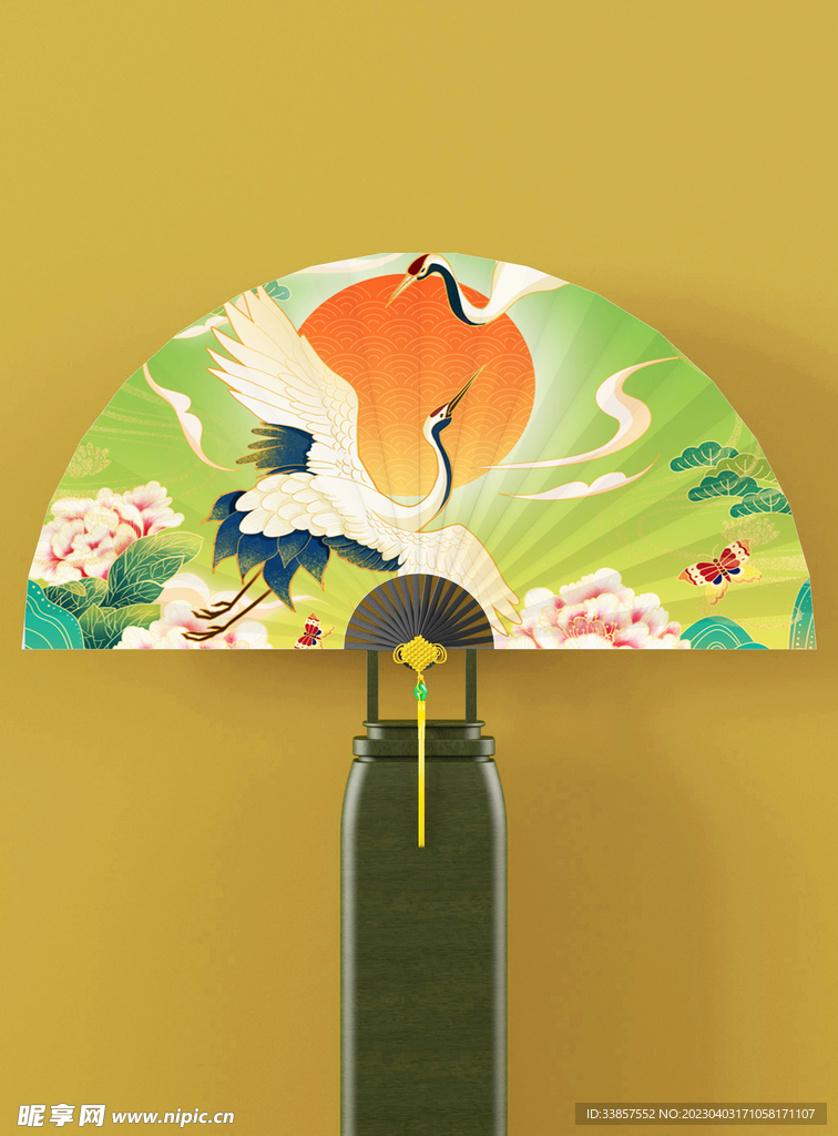 中国风扇子          