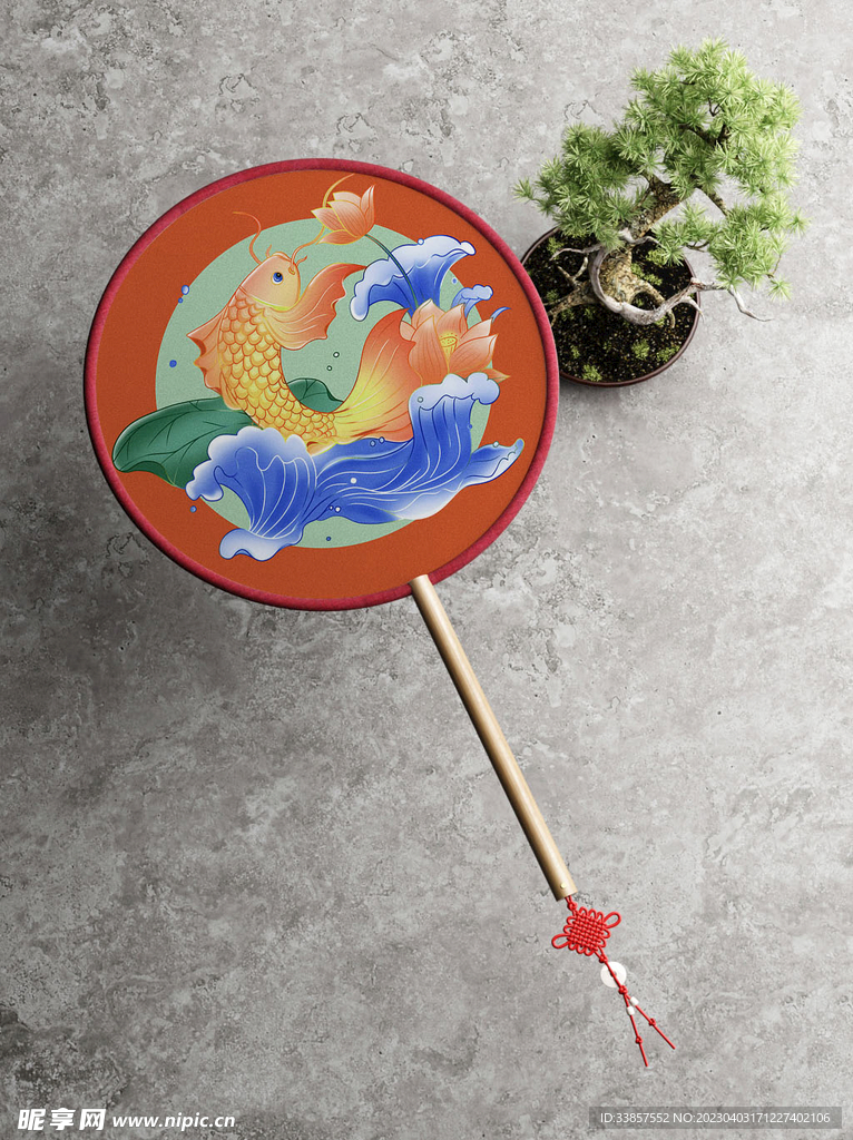 中国风扇子          