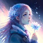 雪花美女