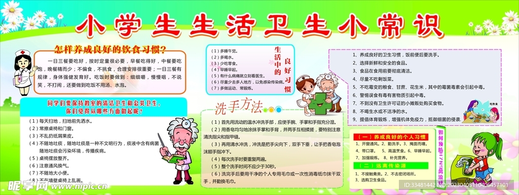 小学生生活卫生小常识