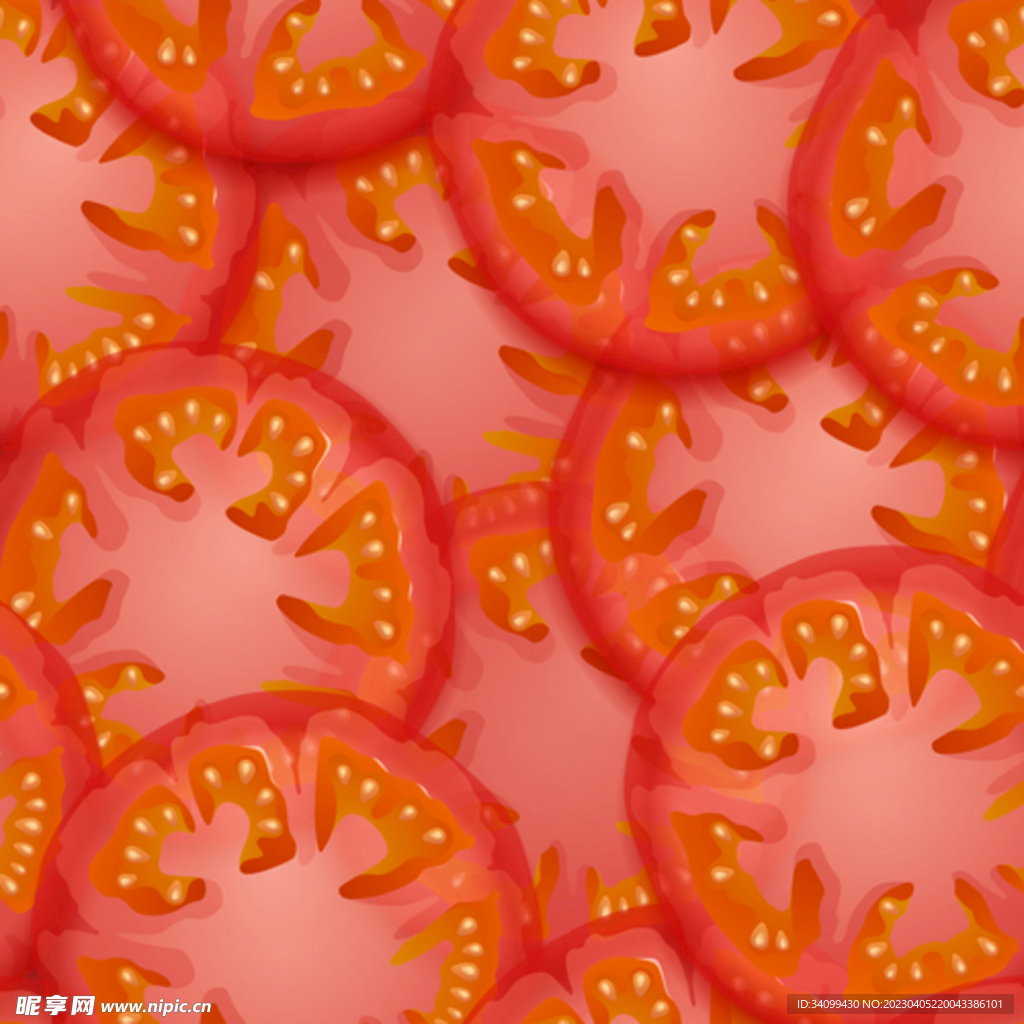 西红柿图案