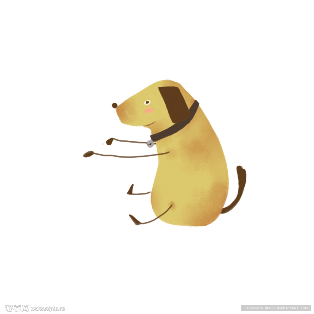 手绘狗