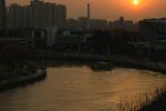 苏州河日落