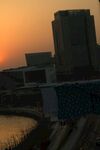 夕阳下的建筑