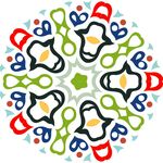 原创印花剪花古典图案图形元素