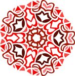 原创印花剪花古典图案图形元素
