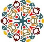 原创印花剪花古典图案图形元素