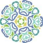 原创印花剪花古典图案图形元素