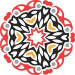 原创印花剪花古典图案图形元素