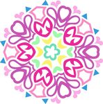 原创印花剪花古典图案图形元素