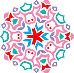 原创印花剪花古典图案图形元素