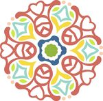 原创印花剪花古典图案图形元素