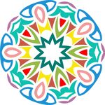 原创印花剪花古典图案图形元素