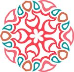 原创印花剪花古典图案图形元素