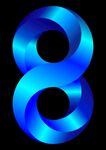立体字8