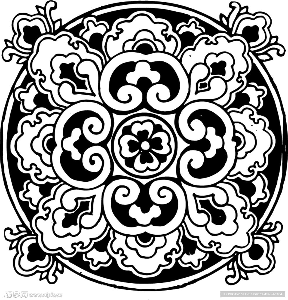 古典花纹
