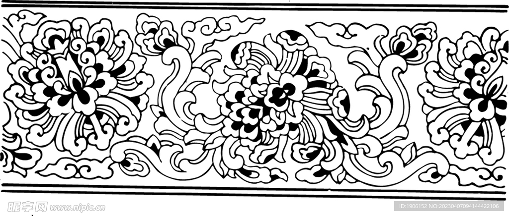 古典花纹