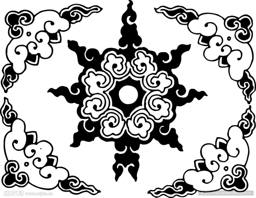 古典花纹