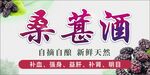 桑葚酒标签