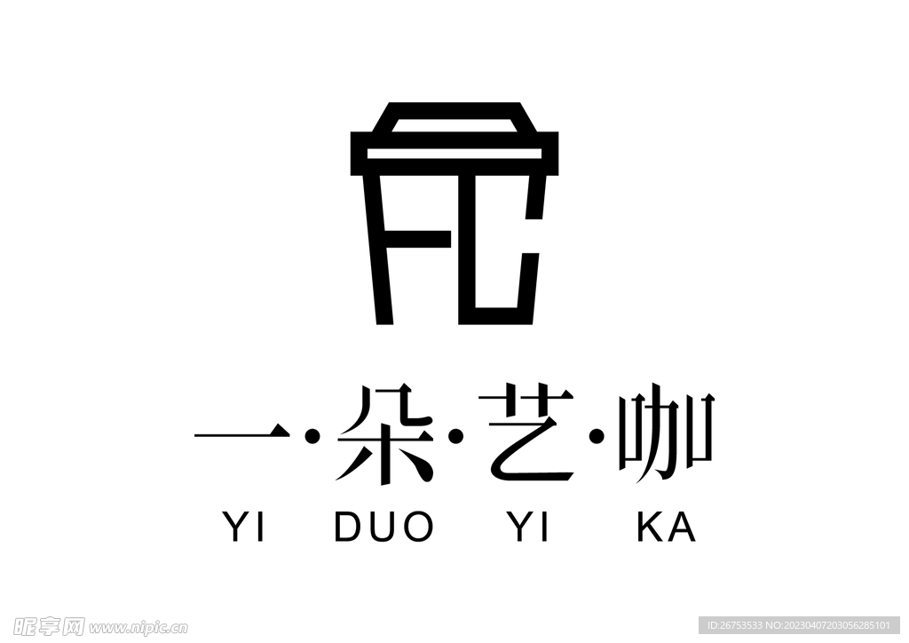 一朵艺咖 LOGO 标志