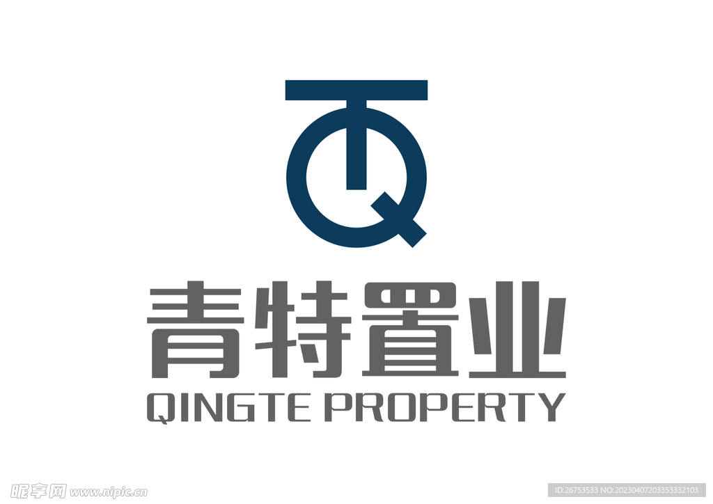 青特置业 LOGO 标志