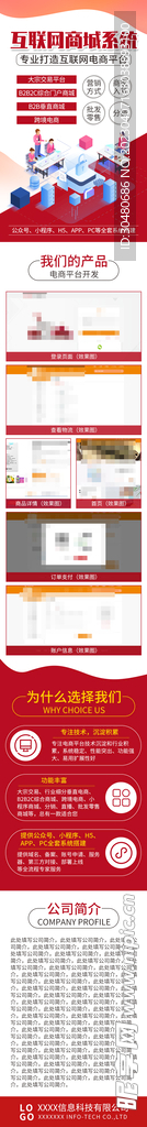 互联网商城系统落地页