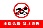 禁止游泳告示牌
