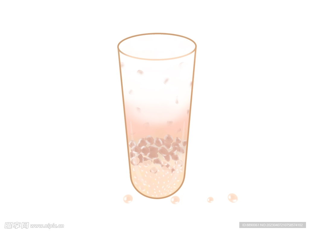 手绘奶茶 