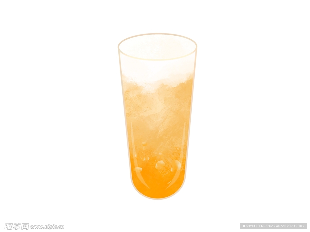 手绘奶茶